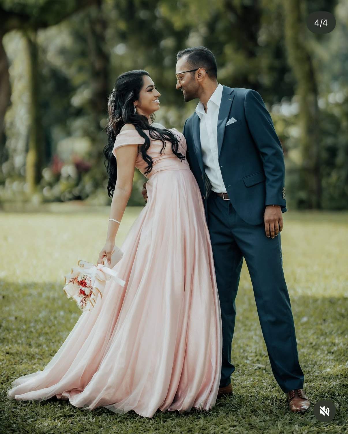 Garden wedding ceremony