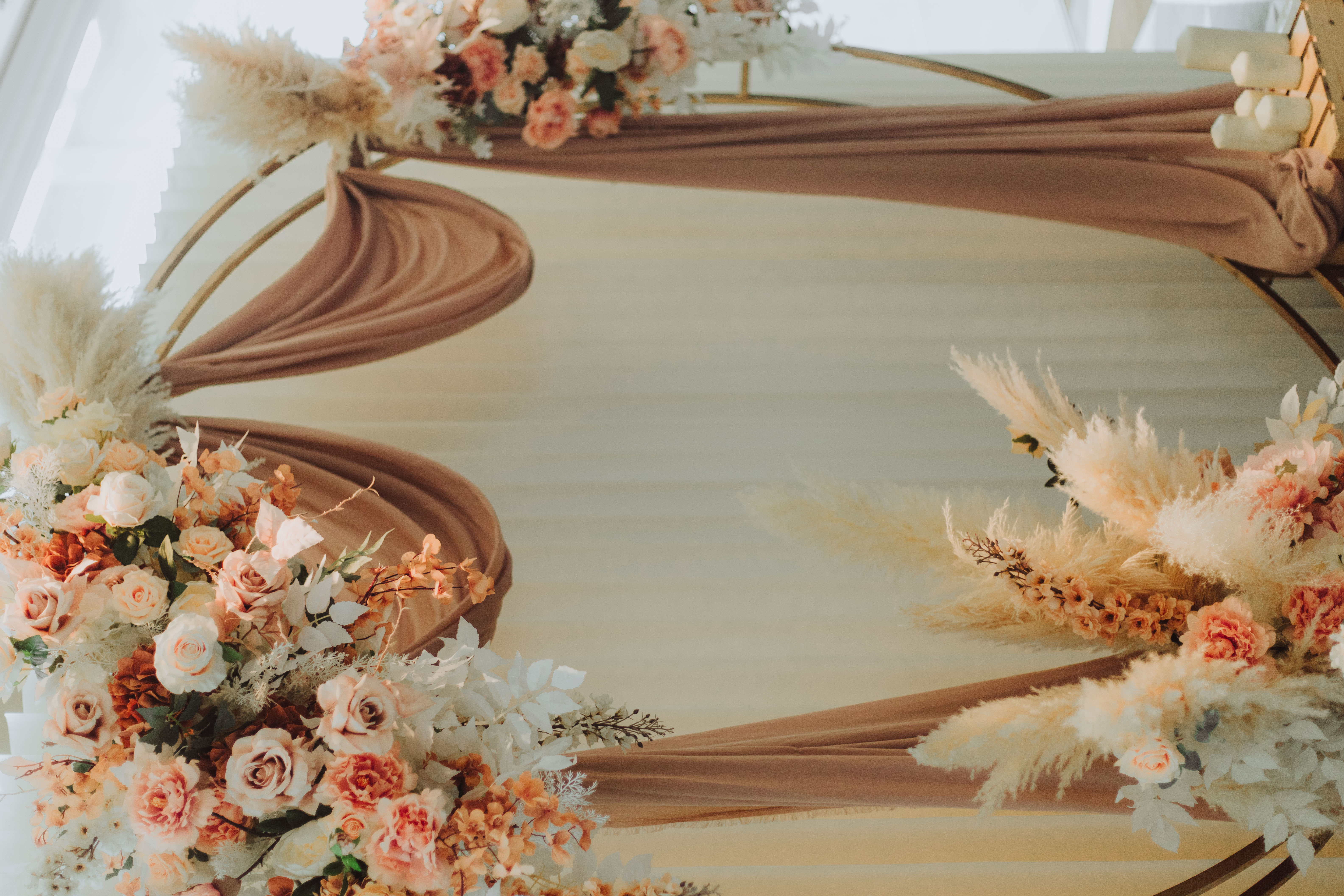 Wedding planner creating custom design concepts